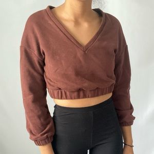 Crop sweater